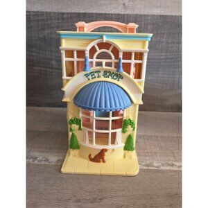 Fisher Price Sweet Streets Pet Shop and Beauty Salon Vintage 2000s Playset g56